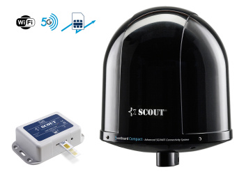 Scout 5G OnBoard Compact Black Advanced 5G/WiFi Connectivity System With SIM Extender (Europe)