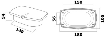 Osculati 16.442.61 - New Edge Water Inlet/Outlet Plug