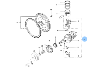 Vetus STM1420 - Connecting Rod Complete for M2.06