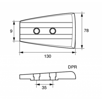 Tecnoseal Zinc Plate For DPR Legs