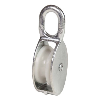 Block Galvanized With 1 Nylon Pulley 15mm