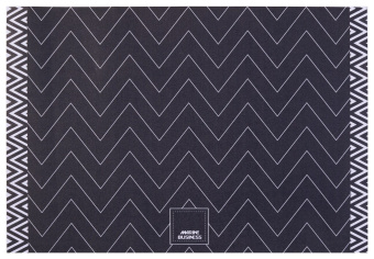 Marine Business Welcome Kitchenmat Vinyl Blue Small