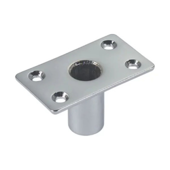 Foresti & Suardi 28A.C - Chromed Brass Rowlock Socket 34x60 mm