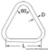 Osculati 39.600.00 - Triangle Ring 5x30 mm (10 pcs)