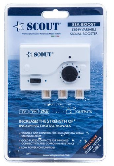 Scout Signal Booster Sea-Boost 12/24V Variable