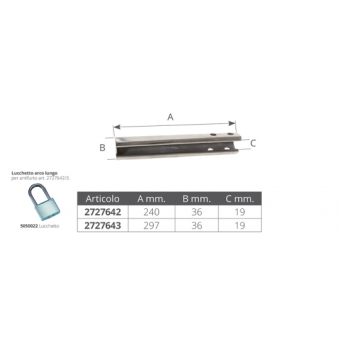 MaviMare Stainless Steel Anti-theft Device 297 mm