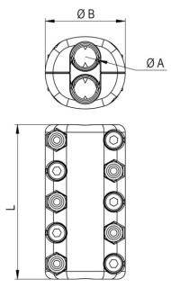 Wichard 7321 - Clamp For Anti-Torque Cable SS for 9 mm Line