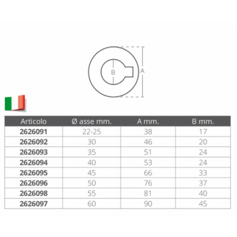 E. Polipodio Stainless Steel Washer 25 mm
