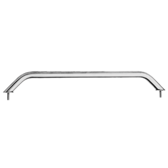 Allpa AISI 316 Stainless Steel Grab Rails Ø22 mm with Threaded Studs, 300–610 mm