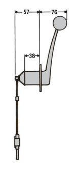 Morse STB Single Lever Throttle Control (Side Mount)