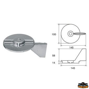 Trem L8145018 - Anode For Engines Mercury-Mercruiser