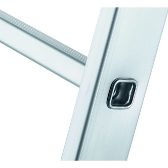 Zarges Hold Ladder 10 Square Steps + Stabilizer Bar 3,05m (Foot Black)