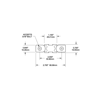 Blue Sea Fuse Mega/AMG 200 Amp