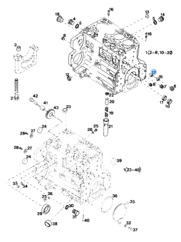 Vetus VD20018 - Guide Sleeve DT(A)43/44/64/66/67