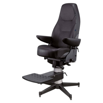 Norsap 6410 - 1500 Standard Helmsman's Seat With Five Star Base 88 Black
