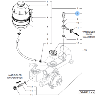 Vetus 08-00155 - Banjo Bolt G 3/8