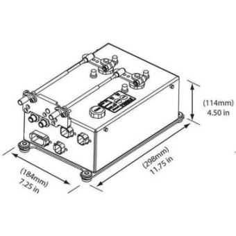Glendinning SA2A-2E-INTL24 Smart Actuator 2 Kit (Station & Cables) - 2 Inboard Motors With Troll - 24V