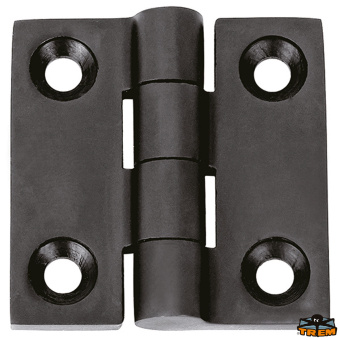Trem M3502138 - AISI 316 Black PVD Hinge 38x38 mm Straight Model