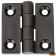 Trem M3502138 - AISI 316 Black PVD Hinge 38x38 mm Straight Model Trem M3502138 - AISI 316 Black PVD Hinge 38x38 mm Straight Model