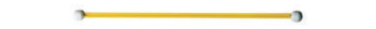 U-Rope Sail Binder 40 cm Yellow Elastic - 25 meters