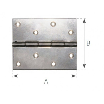 Olcese Ricci Butt Hinges 100x100 mm