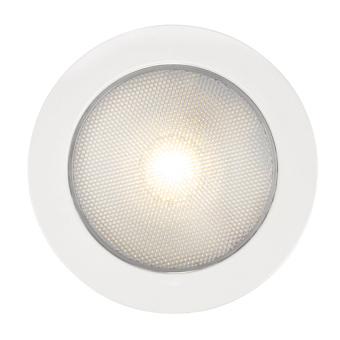 Hella Marine 2JA 980 631-601 - Warm White EuroLED 150, 9-33V DC White Plastic Rim
