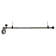 Allpa Stainless Steel Flag Pole, L=450mm, Railing Mount Ø25mm