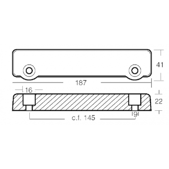E. Polipodio Zinc Bar For AQ 200-250-270-275-280-285