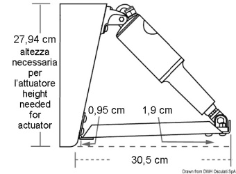 Osculati 51.251.01 - Lenco Edge Trim Tab Kit 305 x 229 mm