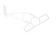 Minn Kota 1810366 - Raptor Jack Plate Adapter Bracket 2"–51mm Length, 4"–100mm Height, White, Left