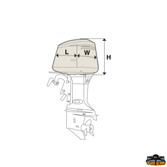 Trem O2235063 - Engine Cover Light Line Size M 30-90 HP