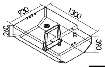 Osculati 52.032.18 - Fuel Tank 370 L