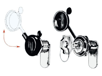 Cylinder Lock with Waterproof Cap – Reliable and Durable Stainless Steel Lock for Ship Furniture