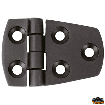 Trem M3502157 - AISI 316 Black PVD Hinge 57x38 mm Straight Model