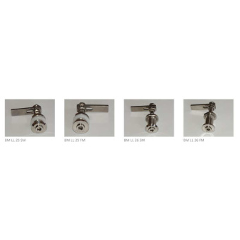 Hatch Clamp 90° 25/43mm Stainless Steel Flush
