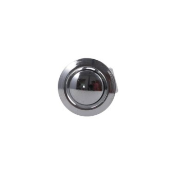  On-Off Push Button - Chrome