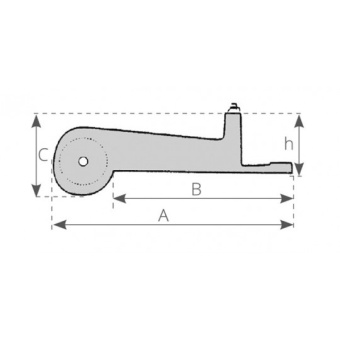 Sa.Fe. Anodized Aluminum Bow Roller