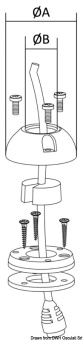 Osculati 14.172.82 - SCANSTRUT Cable Seal Ø 2/8 mm 10 pcs