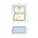 Nuova Rade White Hatches With Lock 285x165 mm 