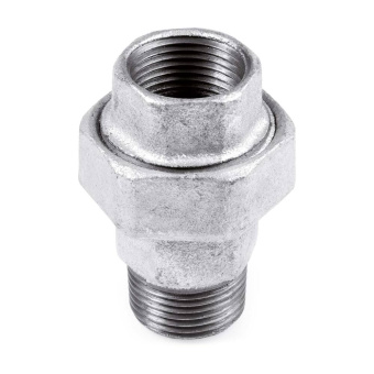 Conical Sealing Coupling 3/4" Internal Thread (Conical) - External Thread (Gland)
