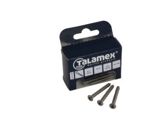 Talamex Stainless Steel AISI 316 Plate Screw Lens Phillips Head DIN 7983 3,5 x 9,5 (144 pcs)
