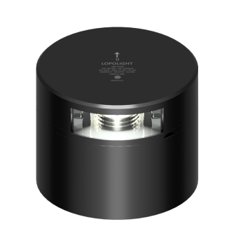 Lopolight 301-005-B-CD - Navigation Light 2NM 135° White Stern Black W/Conn & CD-Base