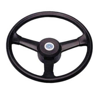 Plastimo 415179 - Black Plastic Steering Wheel 3 SPK 320mm