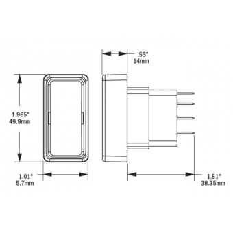 Blue Sea Remote Control Switches On-Off-On