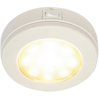 Hella Marine 2JA 980 828-102 EuroLED 115 Surface Light with White Rim (Warm White) 10-33V