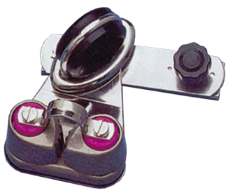 Allpa Stainless Steel Genoa Lead With Swivelling Guide Loop/Clamp & Stop For U-Rail