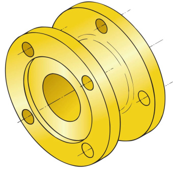 Vetus FLANGE2A - Adapter Flange For Volvo