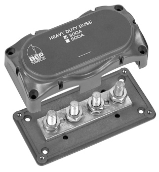 BEP 703-300A – Distribution Bus Bar 300A, 4 x 3/8" Studs (MC10)