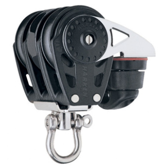 Harken HK2612 Triple Carbo Ratchet Block 40 mm with Cam for Rope 5 mm