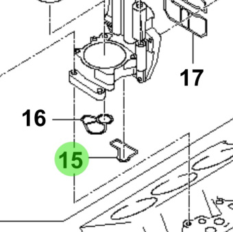 Bukh 26312-3A000 - O-Ring for Water Pipe on S270J Engines